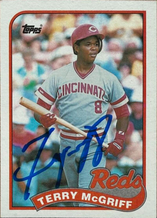 SOLD 3665 Terry McGriff Autographed 1989 Topps #151