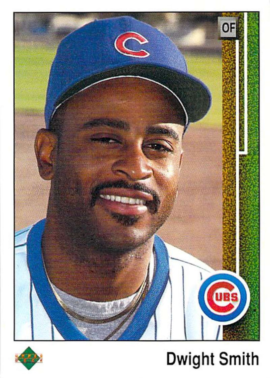 1989 Upper Deck #780 Dwight Smith VG RC Rookie Chicago Cubs 