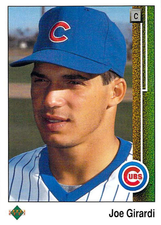 1989 Upper Deck #776 Joe Girardi VG RC Rookie Chicago Cubs 