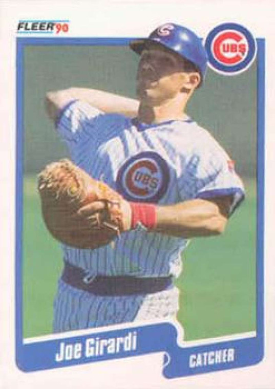 1990 Fleer #31 Joe Girardi VG Chicago Cubs 