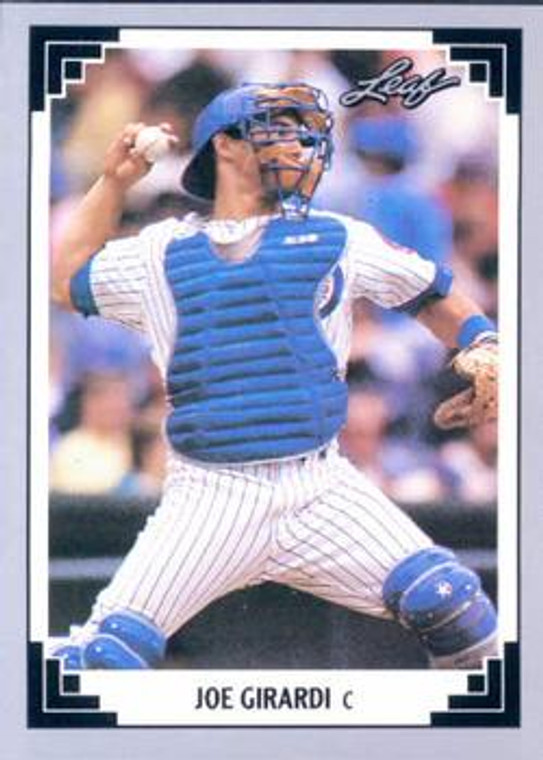 1991 Leaf #258 Joe Girardi VG Chicago Cubs 