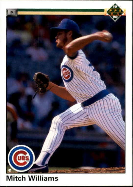 1990 Upper Deck #174 Mitch Williams VG Chicago Cubs 