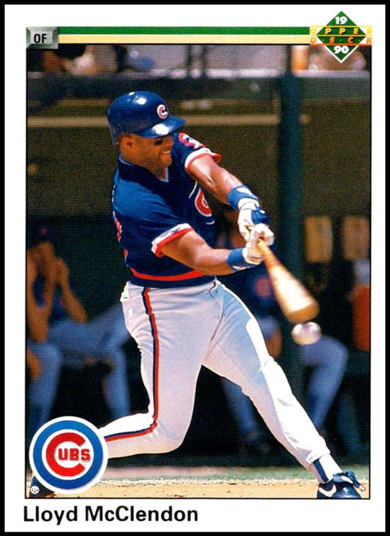1990 Upper Deck #398 Lloyd McClendon VG Chicago Cubs 