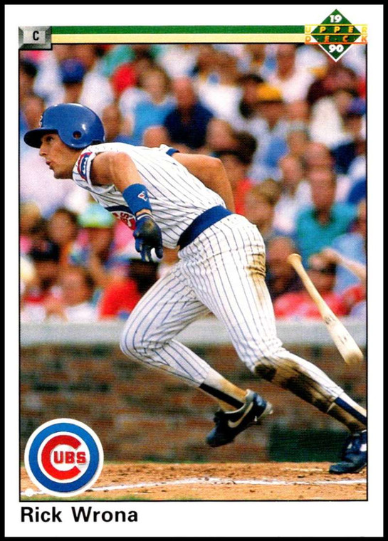 1990 Upper Deck #582 Rick Wrona VG Chicago Cubs 