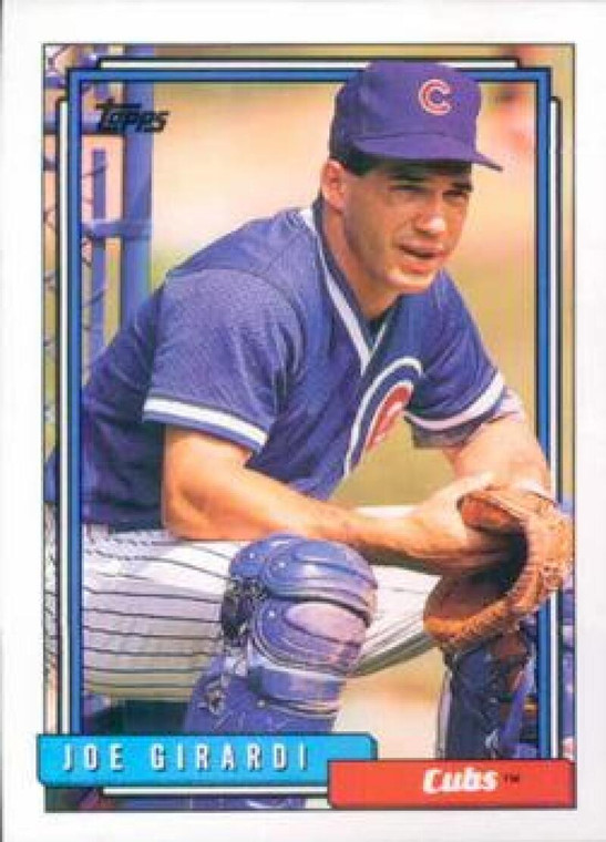 1992 Topps #529 Joe Girardi VG Chicago Cubs 