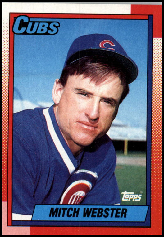 1990 Topps #502 Mitch Webster VG Chicago Cubs 