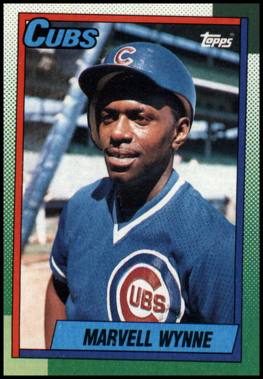 1990 Topps #256 Marvell Wynne VG Chicago Cubs 