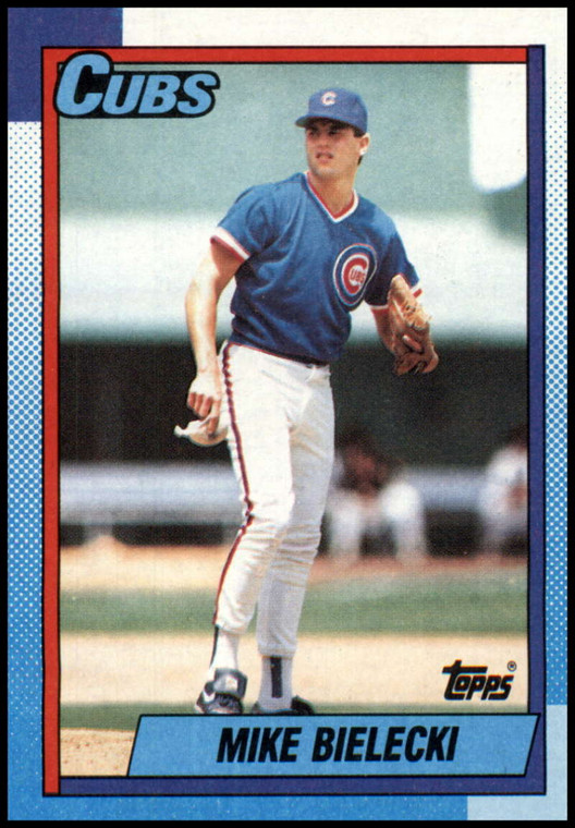 1990 Topps #114 Mike Bielecki VG Chicago Cubs 