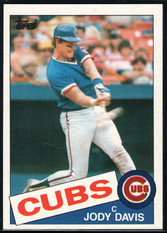 1985 Topps #384 Jody Davis VG Chicago Cubs 