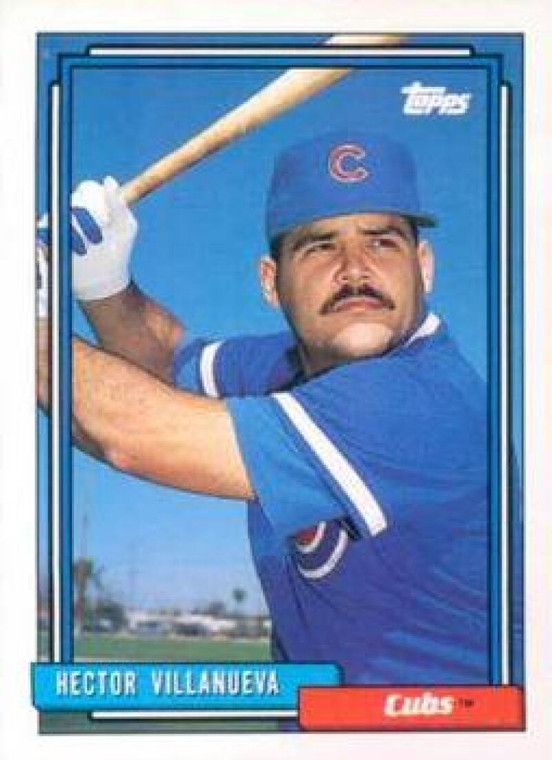 1992 Topps #181 Hector Villanueva VG Chicago Cubs 