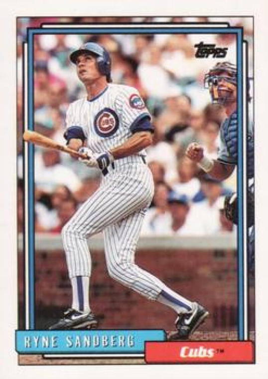 1992 Topps #110 Ryne Sandberg VG Chicago Cubs 