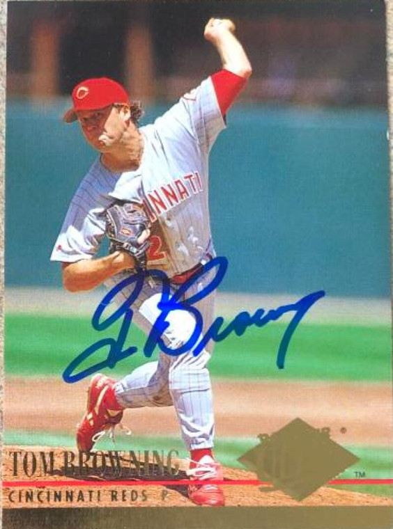 Tom Browning Autographed 1994 Fleer Ultra #469