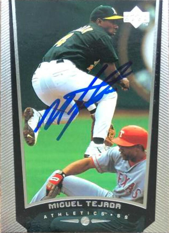 Miguel Tejada Autographed 1999 Upper Deck #163