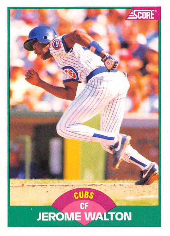 1989 Score Rookie/Traded #85T Jerome Walton VG RC Rookie Chicago Cubs 