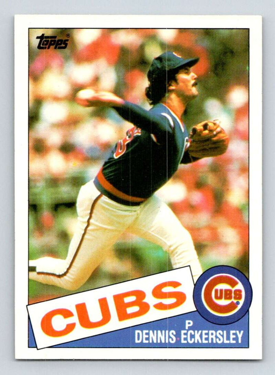 1985 Topps #163 Dennis Eckersley VG Chicago Cubs 