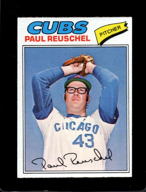 1977 Topps #333 Paul Reuschel VG RC Rookie Chicago Cubs 