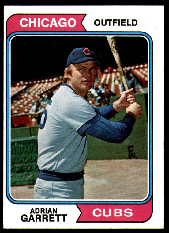 1974 Topps #656 Adrian Garrett VG Chicago Cubs 