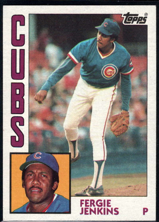 1984 Topps #483 Fergie Jenkins VG Chicago Cubs 