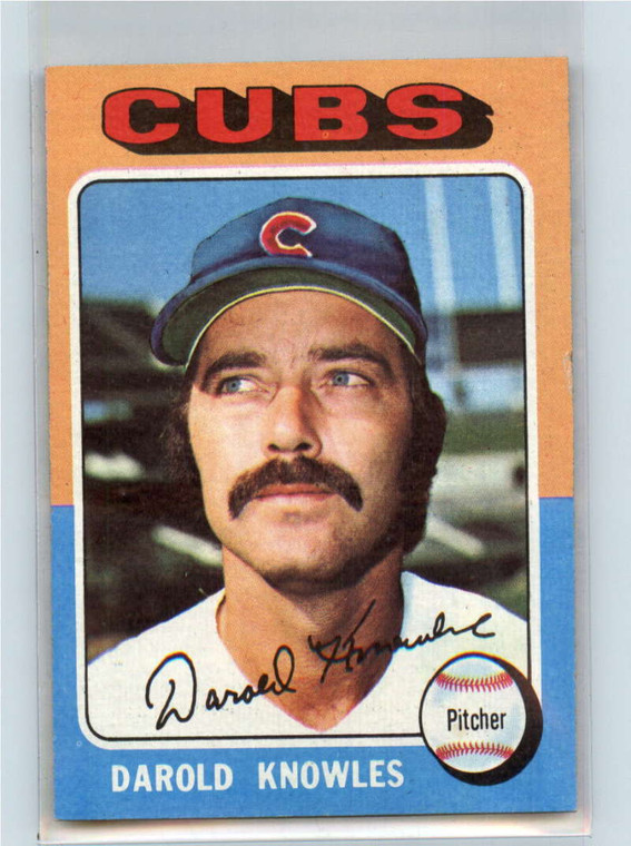 1975 Topps #352 Darold Knowles VG Chicago Cubs 