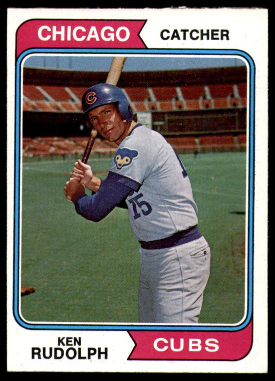 1974 Topps #584 Ken Rudolph VG Chicago Cubs 