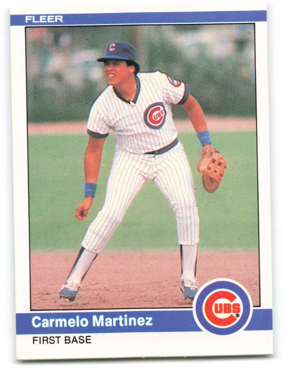 1984 Fleer #497 Carmelo Martinez VG RC Rookie Chicago Cubs 
