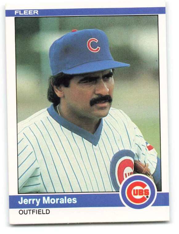 1984 Fleer #498 Jerry Morales VG Chicago Cubs 