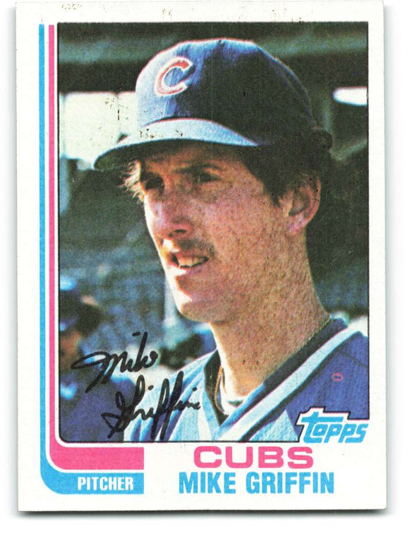 1982 Topps #146 Mike Griffin VG Chicago Cubs 