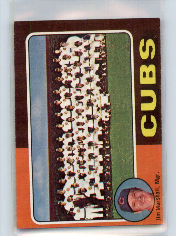 1975 Topps #638 Jim Marshall MG VG Chicago Cubs 