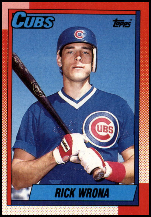 1990 Topps #187 Rick Wrona VG Chicago Cubs 