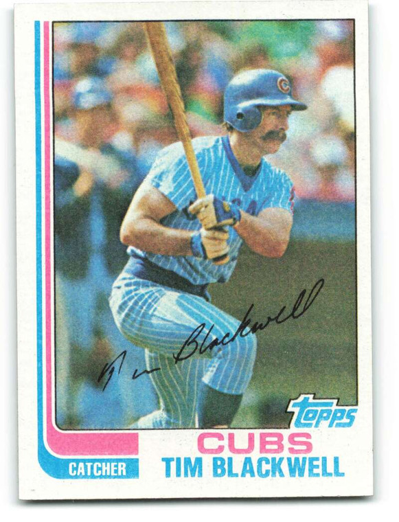 1982 Topps #374 Tim Blackwell VG Chicago Cubs 