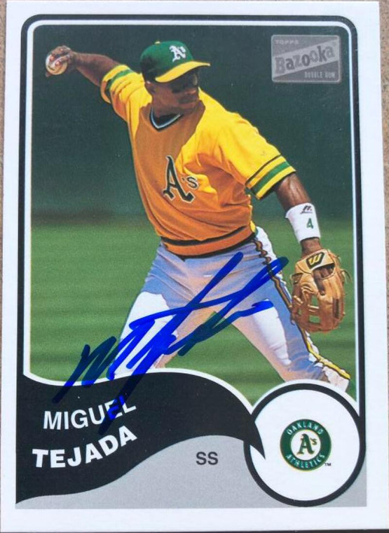 Miguel Tejada Autographed 2003 Bazooka #170