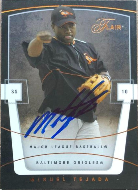 Miguel Tejada Autographed 2004 Flair #18