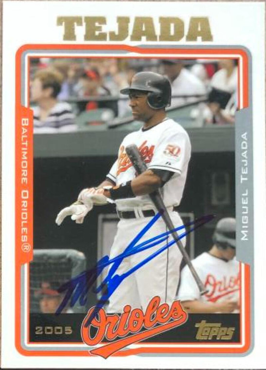 Miguel Tejada Autographed 2005 Topps #230