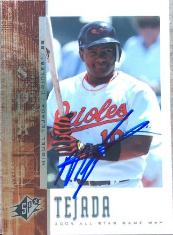 Miguel Tejada Autographed 2006 SPx #8