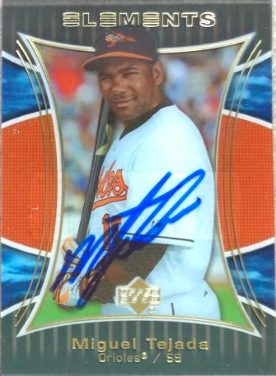 Miguel Tejada Autographed 2007 Upper Deck Elements #88