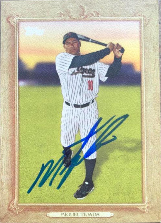 Miguel Tejada Autographed 2010 Topps Turkey Red #TR2