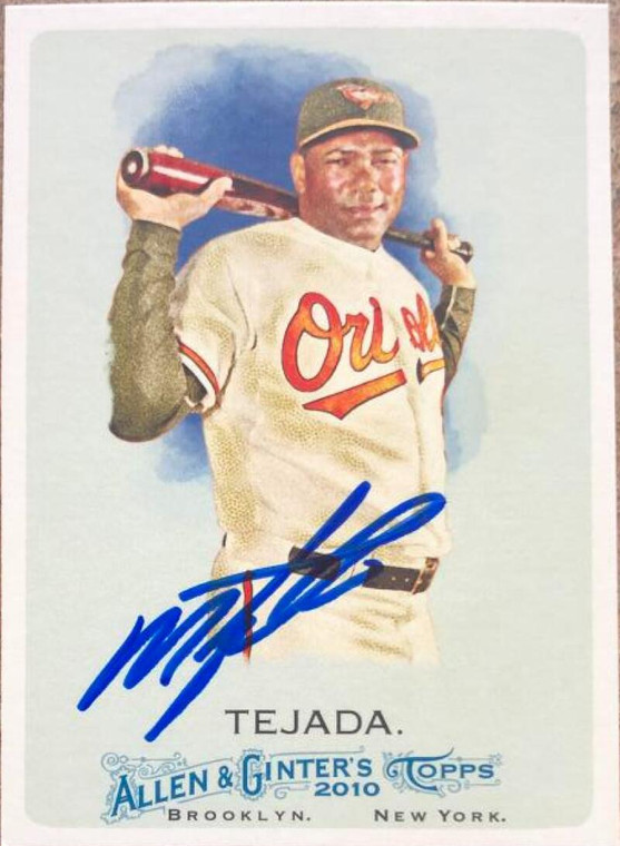 Miguel Tejada Autographed 2010 Topps Allen & Ginter #8