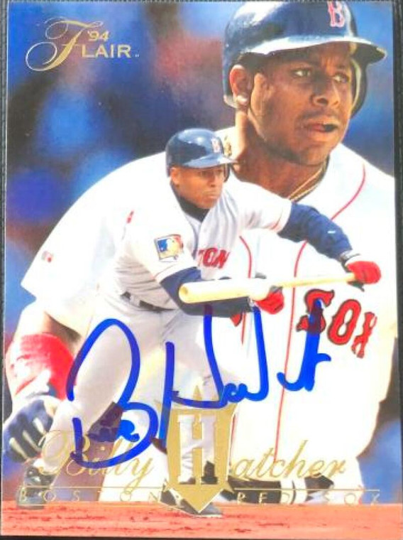 Billy Hatcher Autographed 1994 Flair #14