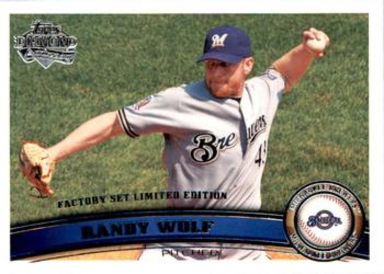 2011 Topps Diamond Anniversary Factory Set #14 Randy Wolf NM-MT  Milwaukee Brewers 