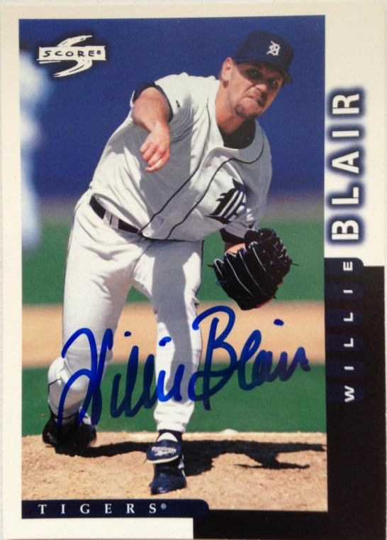 Willie Blair Autographed 1998 Score #200