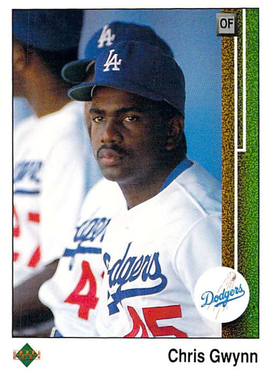 1989 Upper Deck #607 Chris Gwynn VG Los Angeles Dodgers 