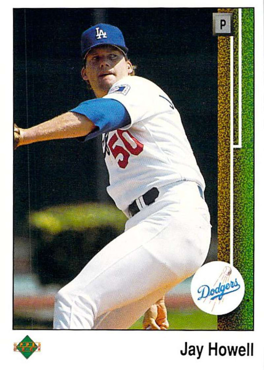 1989 Upper Deck #610 Jay Howell VG Los Angeles Dodgers 