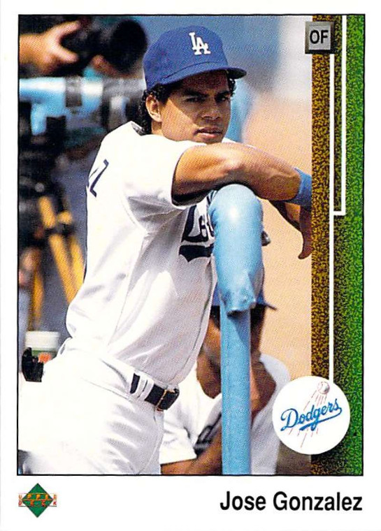 1989 Upper Deck #626 Jose Gonzalez VG Los Angeles Dodgers 
