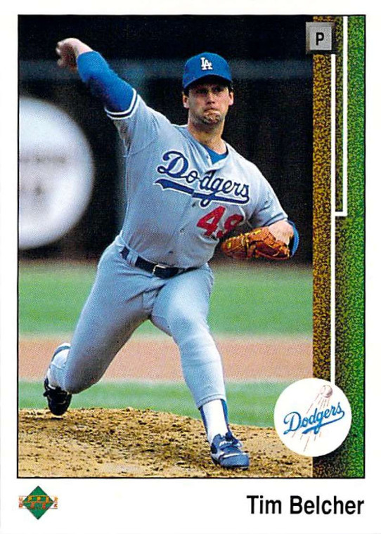1989 Upper Deck #648 Tim Belcher VG Los Angeles Dodgers 