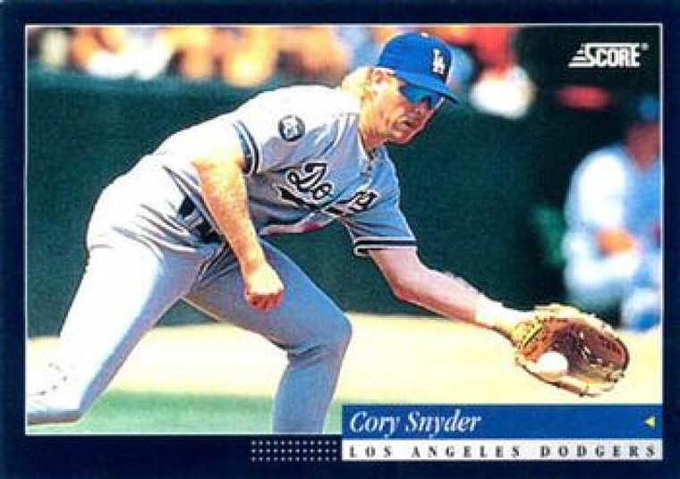 1994 Score #80 Cory Snyder VG Los Angeles Dodgers 