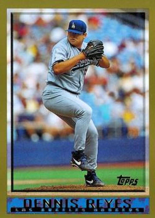 1998 Topps #443 Dennys Reyes VG Los Angeles Dodgers 