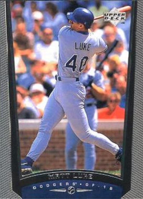 1999 Upper Deck #122 Matt Luke VG Los Angeles Dodgers 