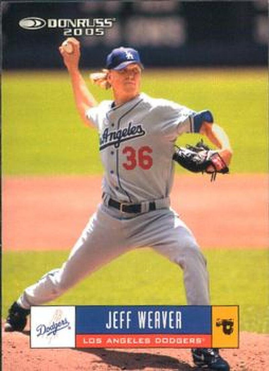 2005 Donruss #222 Jeff Weaver VG Los Angeles Dodgers 