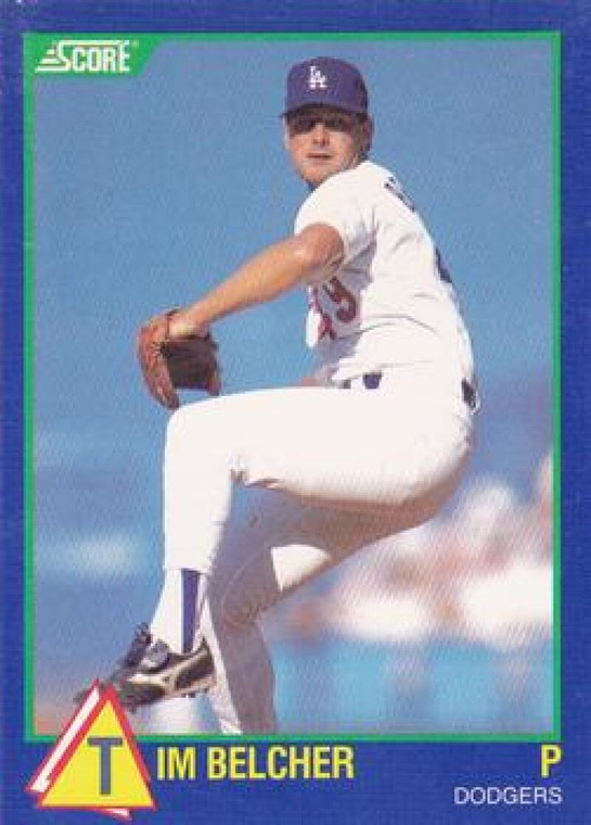 1989 Score Hottest 100 Rising Stars #94 Tim Belcher NM-MT Los Angeles Dodgers 