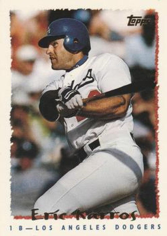 1995 Topps #487 Eric Karros VG  Los Angeles Dodgers 
